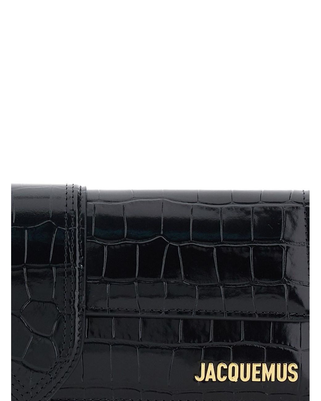 Jacquemus Black The Boy Pouch With Leather Details And Color