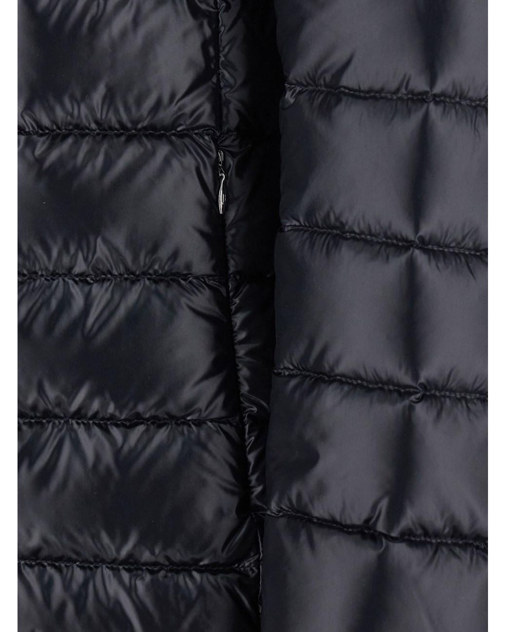 Herno Black Down Jacket Tech Fabric Puffer