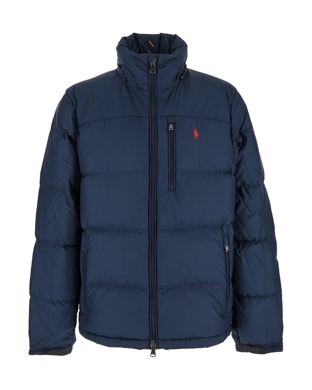 Polo Ralph Lauren Blue Puffer Jacket Tech Fabric for men