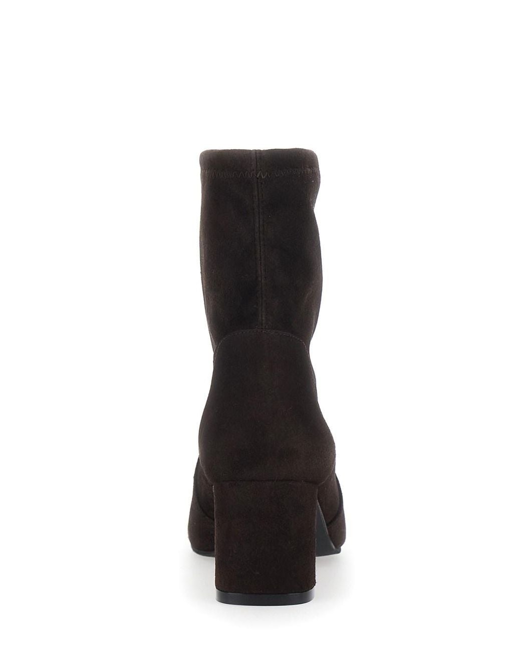 Stuart Weitzman Black Yulia Stretch Bootie 60 Suede Booties