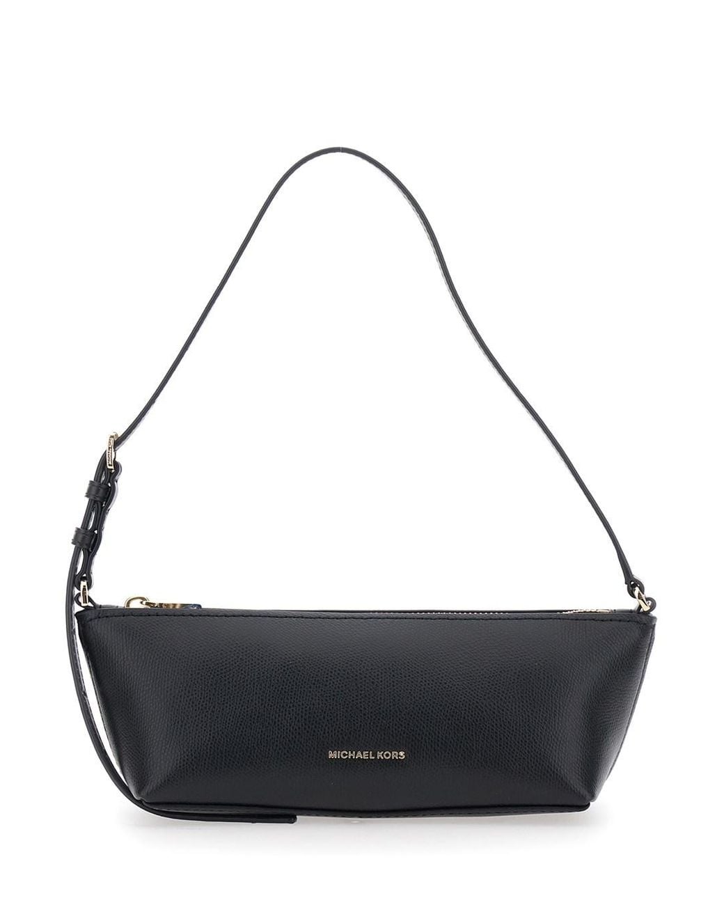 MICHAEL Michael Kors Black Bag Laila Sm Ew Pouchette With Metal Details And