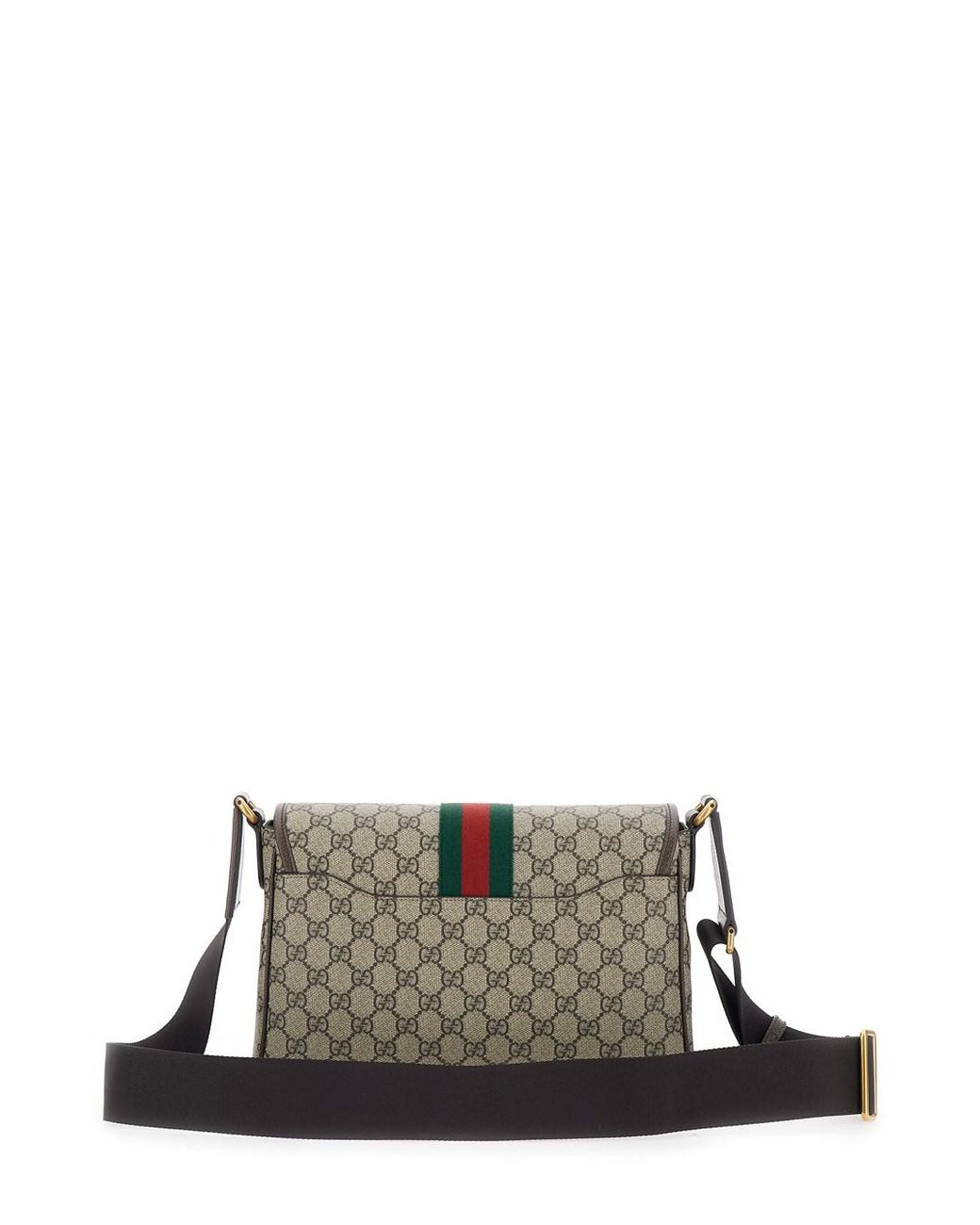 Gucci Natural Crossbody Bag "Ophidia" With Gg Canvas Tech Fabric For for men