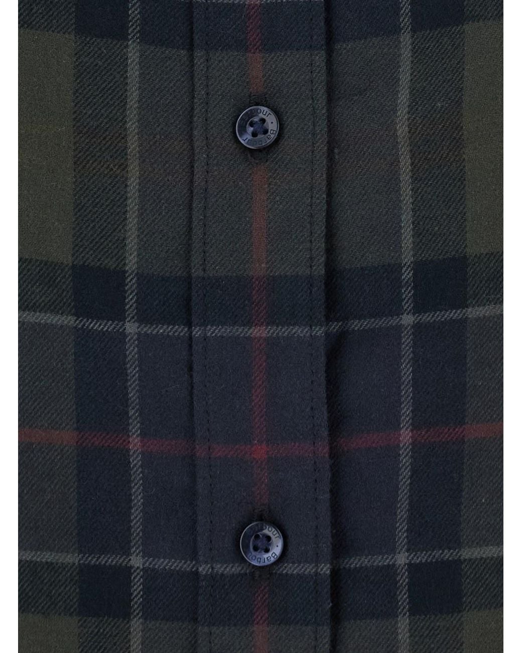 Barbour Blue Elishaw Regular-Fit Classic Collar Cotton Shirt With Embroidered Logo