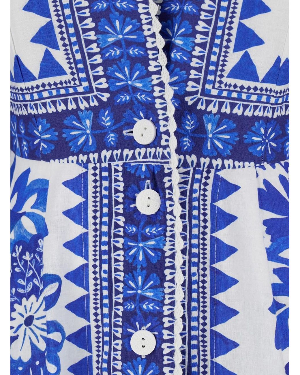 chinese dress ladies Tropical Tapestry Off-White Halter Neck Maxi Dress main image 0