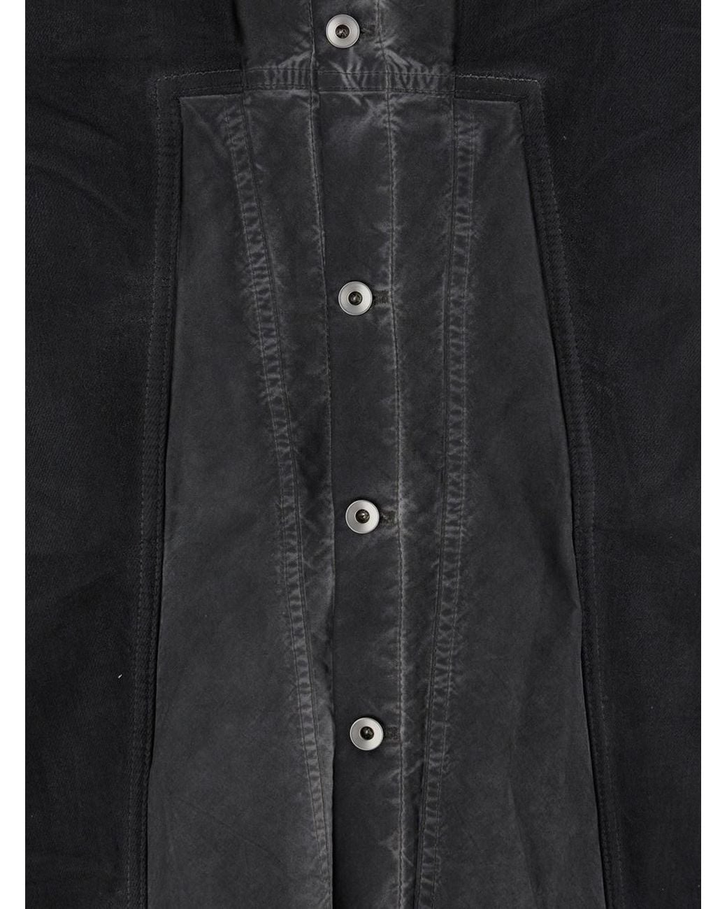 Rick Owens Black Solid Shirt for men