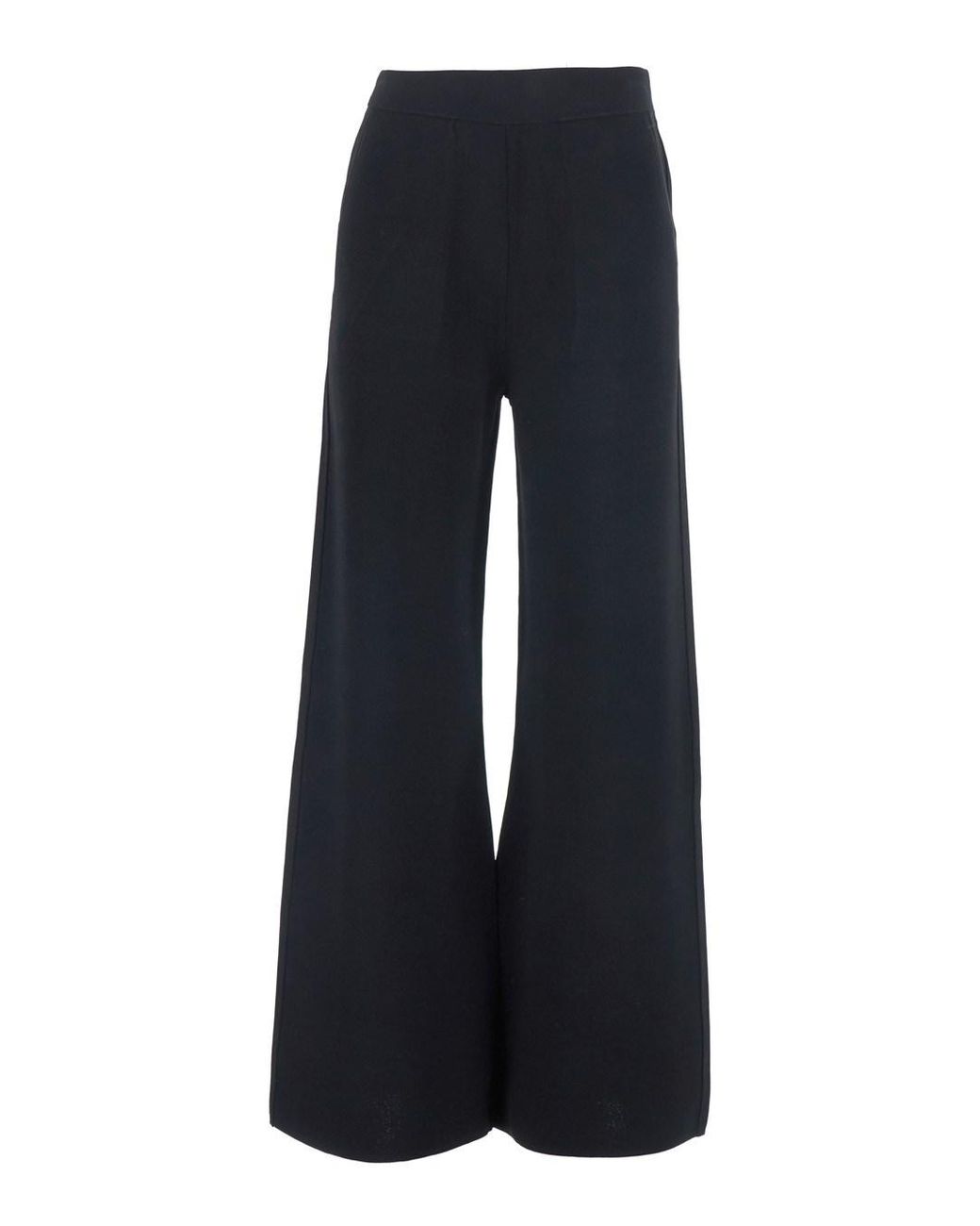 Max Mara Blue Pants Mxmfaida Viscose Trousers