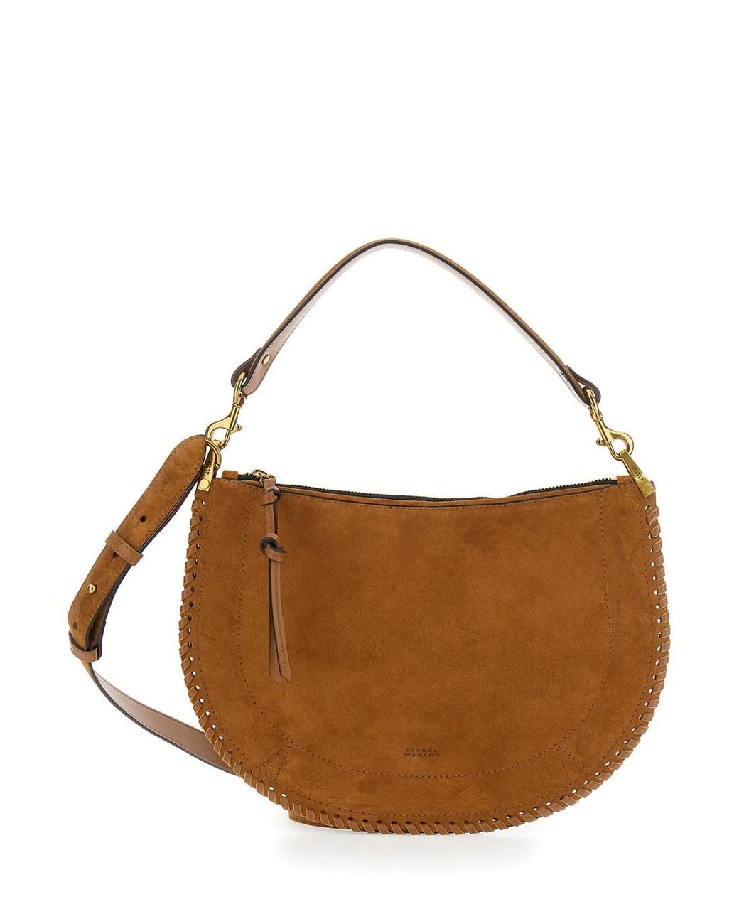 Isabel Marant Brown Oskan Soft Small Shoulder Bag (34 Cm Removable Handle)