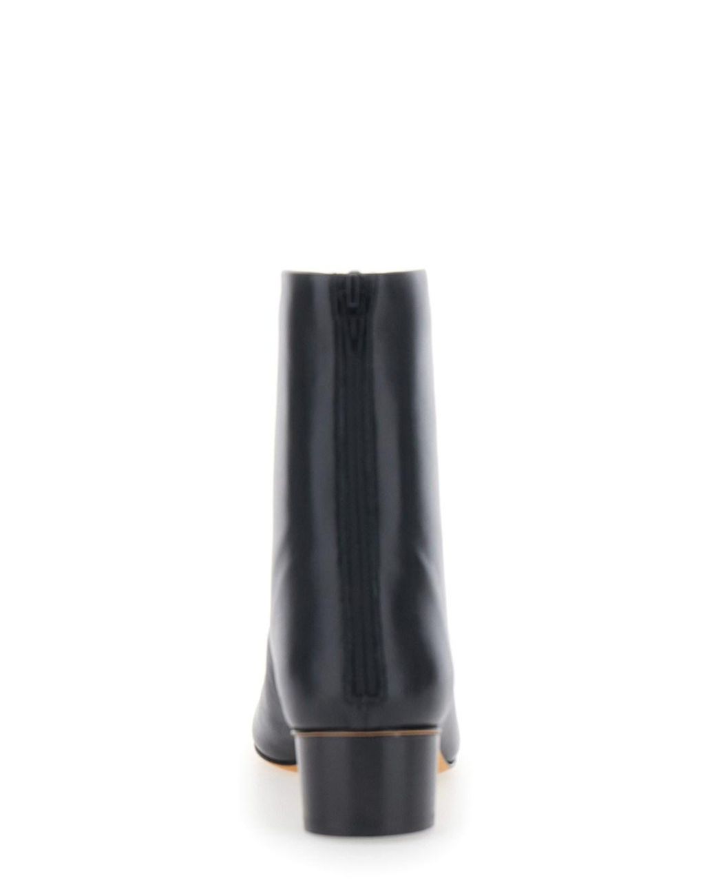 Le Monde Beryl Black 'Carole' Ankle Boots With Medium Block Heel