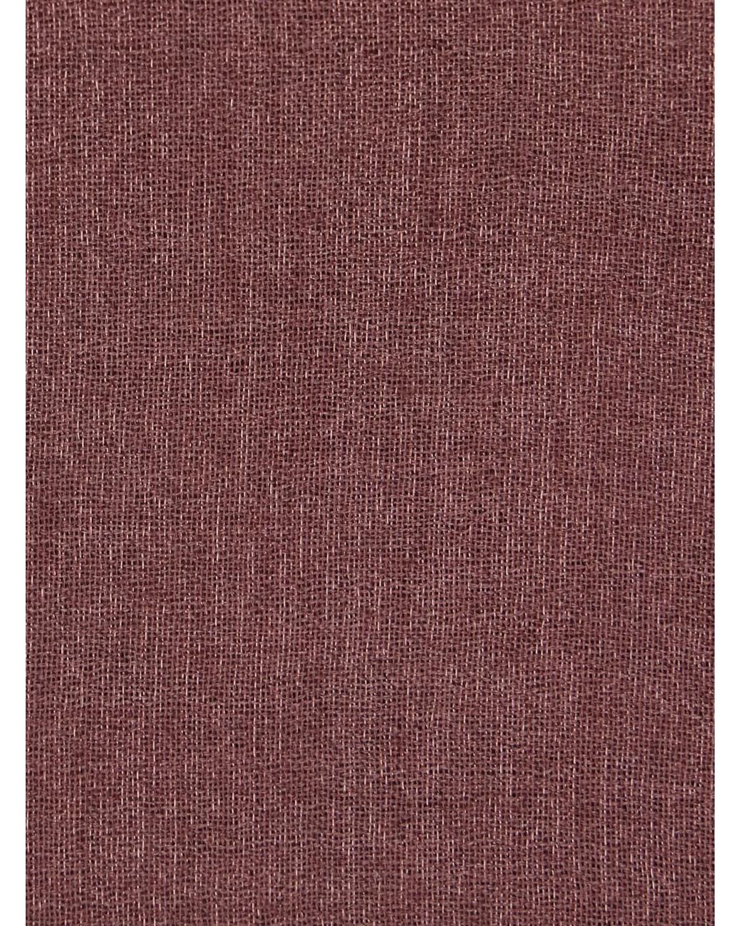 Brunello Cucinelli Purple Scarf With Frayed Edges And Wrap Design