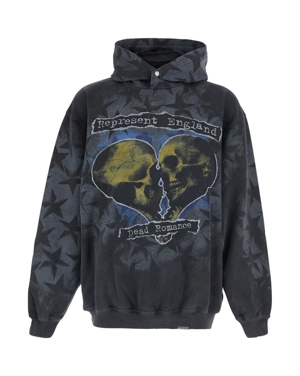 Represent Gray Hoodie Romance Cotton Sweatshirts for men