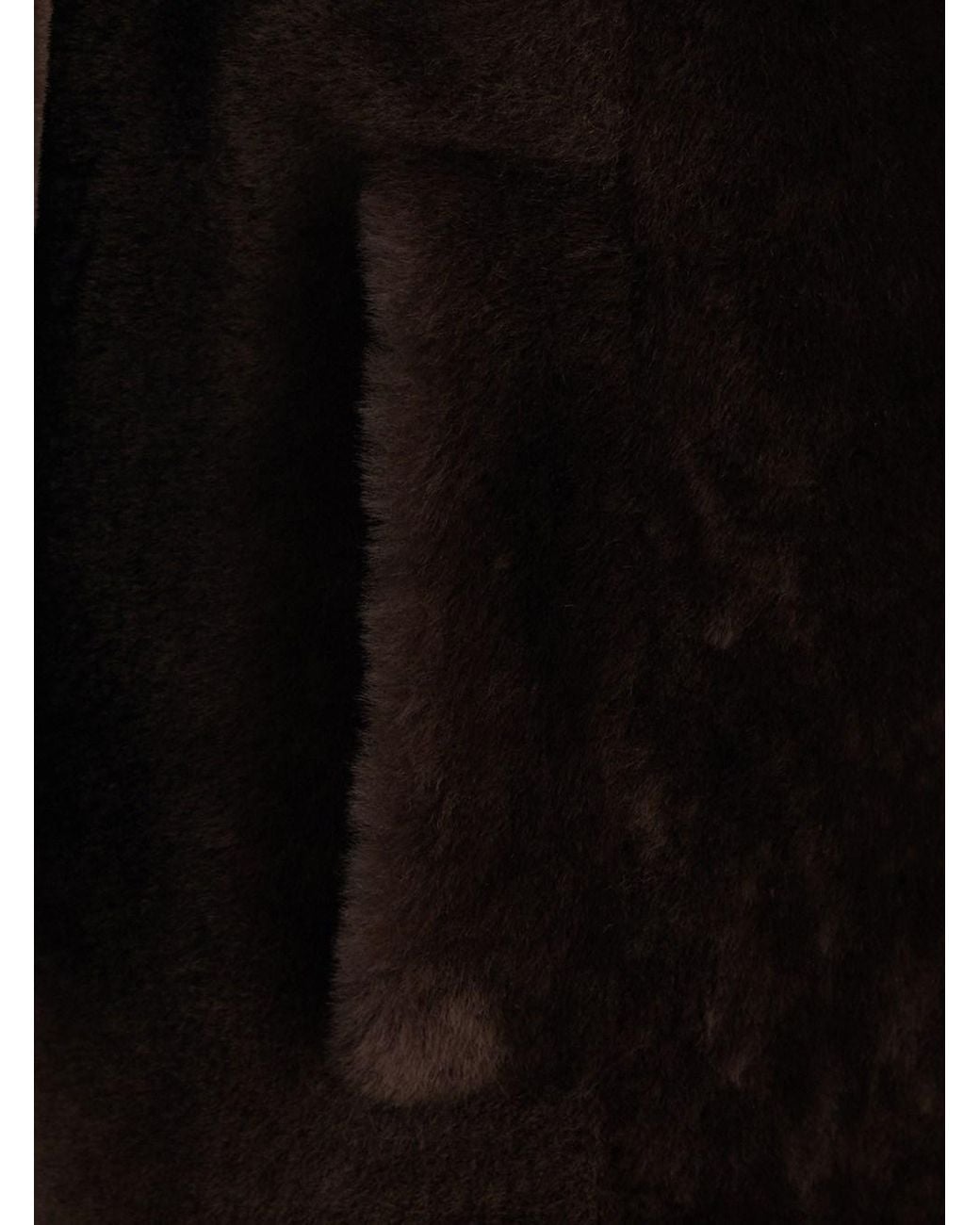 Blancha Black Coat With Notched Collar