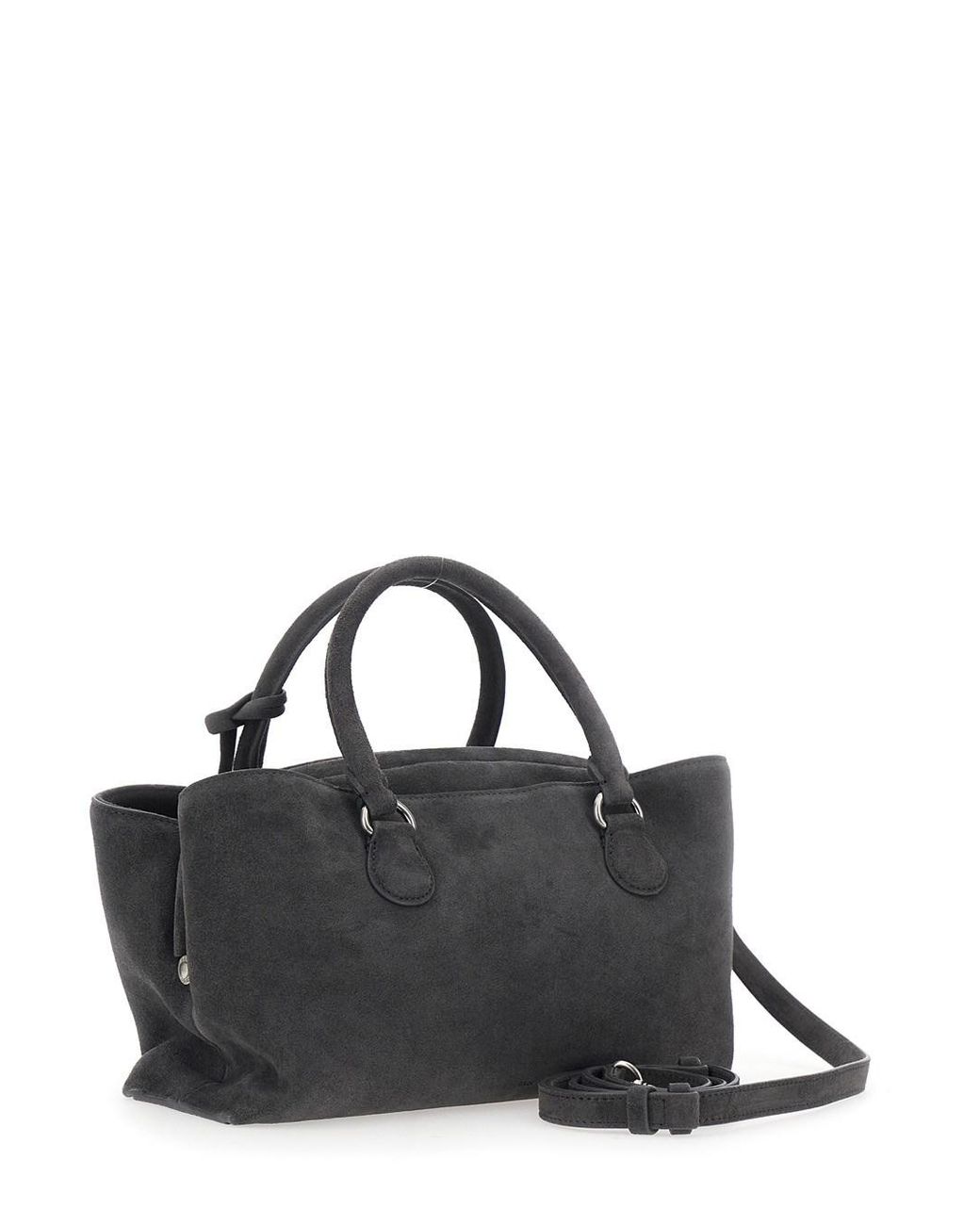 OSOI Black 'Shell Brot' Mini Shoulder Bag With Adjustable And Removabl