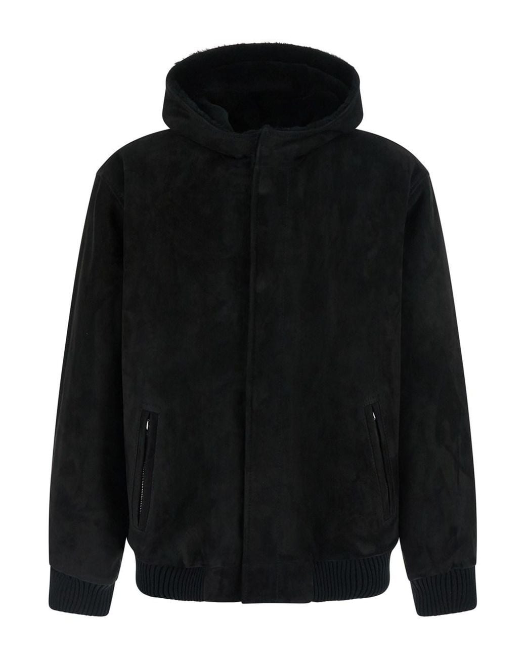 CAPOREI Black Edoardo Hooded Jacket for men