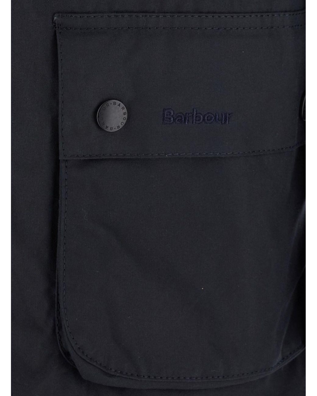 Barbour Blue Waxed Jacket Ashby Coat for men