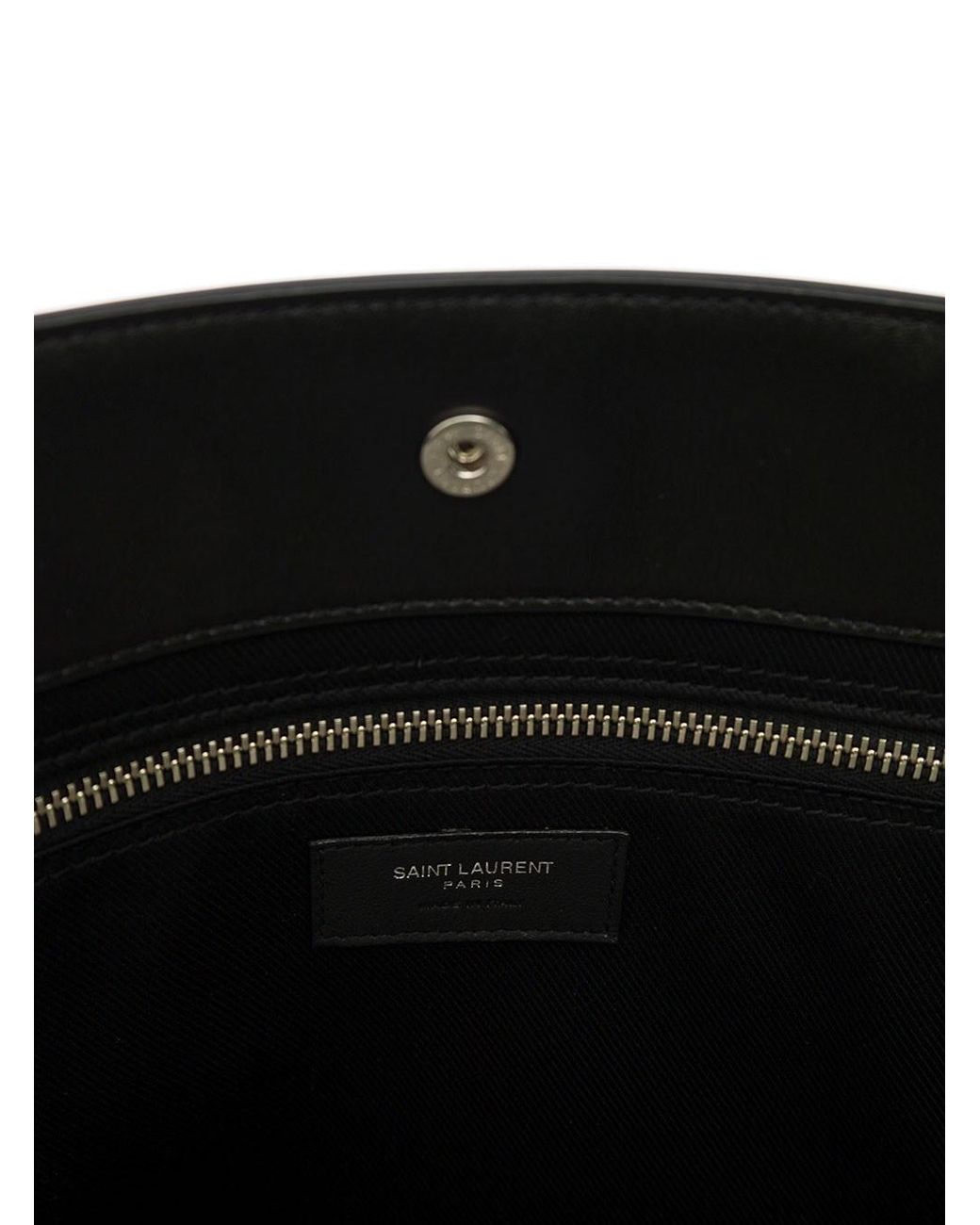 Saint Laurent Black Rive Gauche Large Tote Bag for men