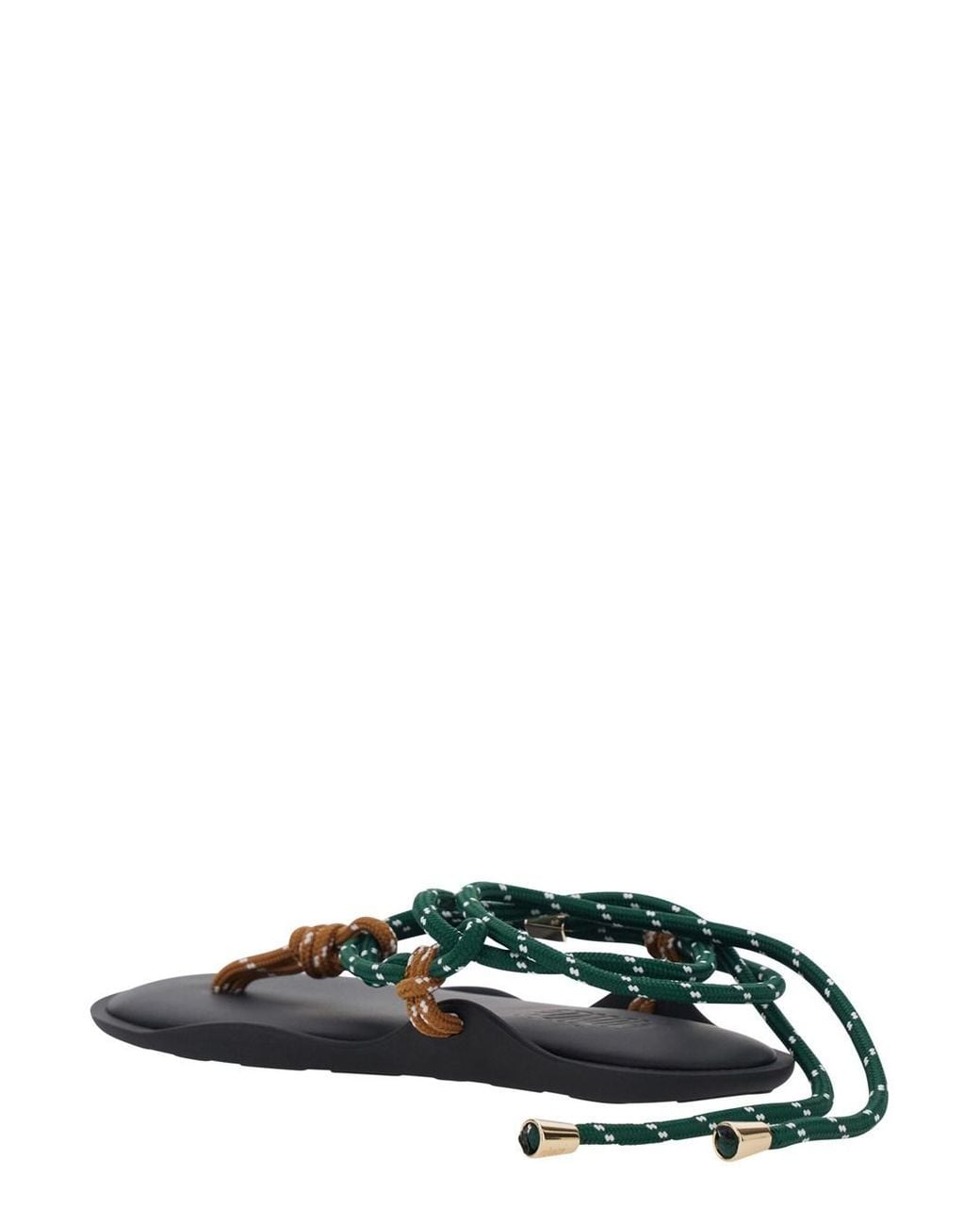 FLOWZE Green 'Flo' Sandals With Straps And Ankle Strap