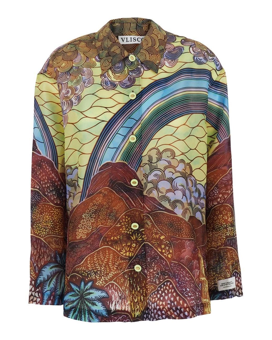 VLISCO DIALOGUES Gray Jacket Meya Meya With Long Sleeves