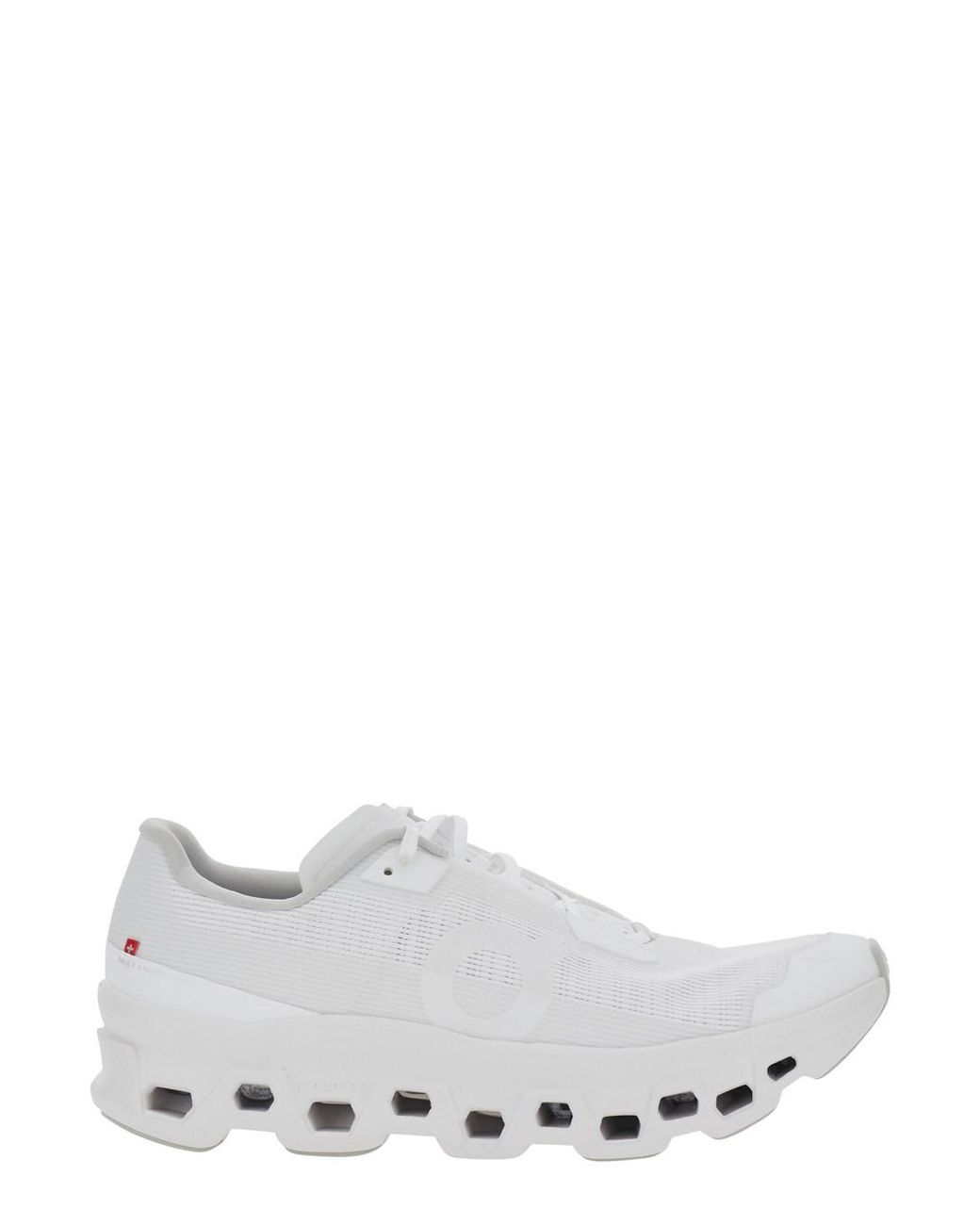 On Shoes White 'Cloudze' Sneakers With Logo The Side And Pull-Tab for men
