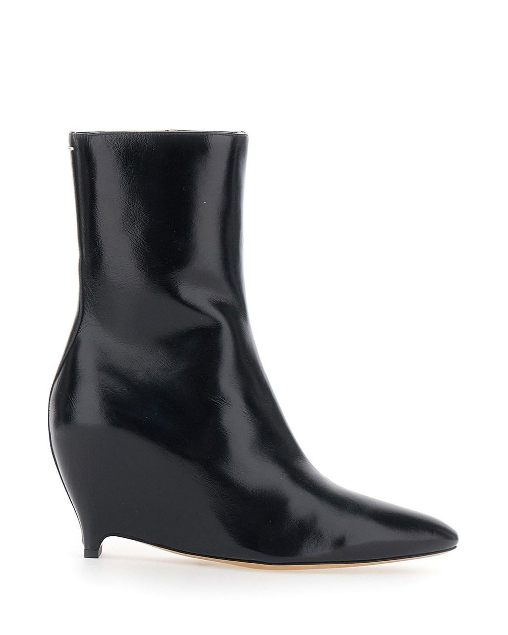 Maison Margiela Black Ankle Boots Leather Sheep
