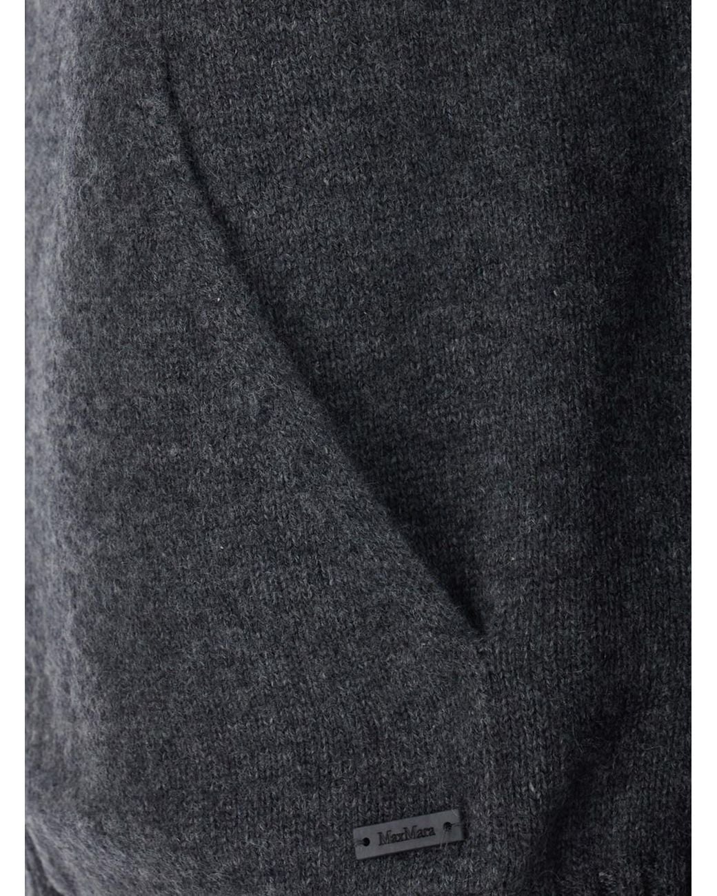 Max Mara Gray Mxmprimo Fabric Sweatshirt For