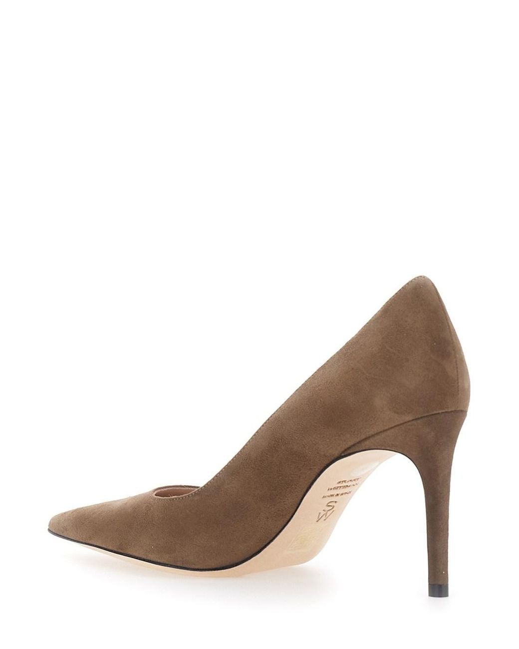 Stuart Weitzman Brown Pumps With Rounded Toe