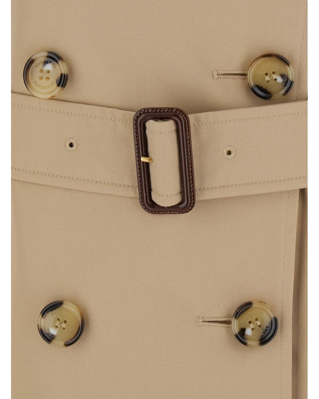 Burberry Natural Trench Coat Kensington Cotton