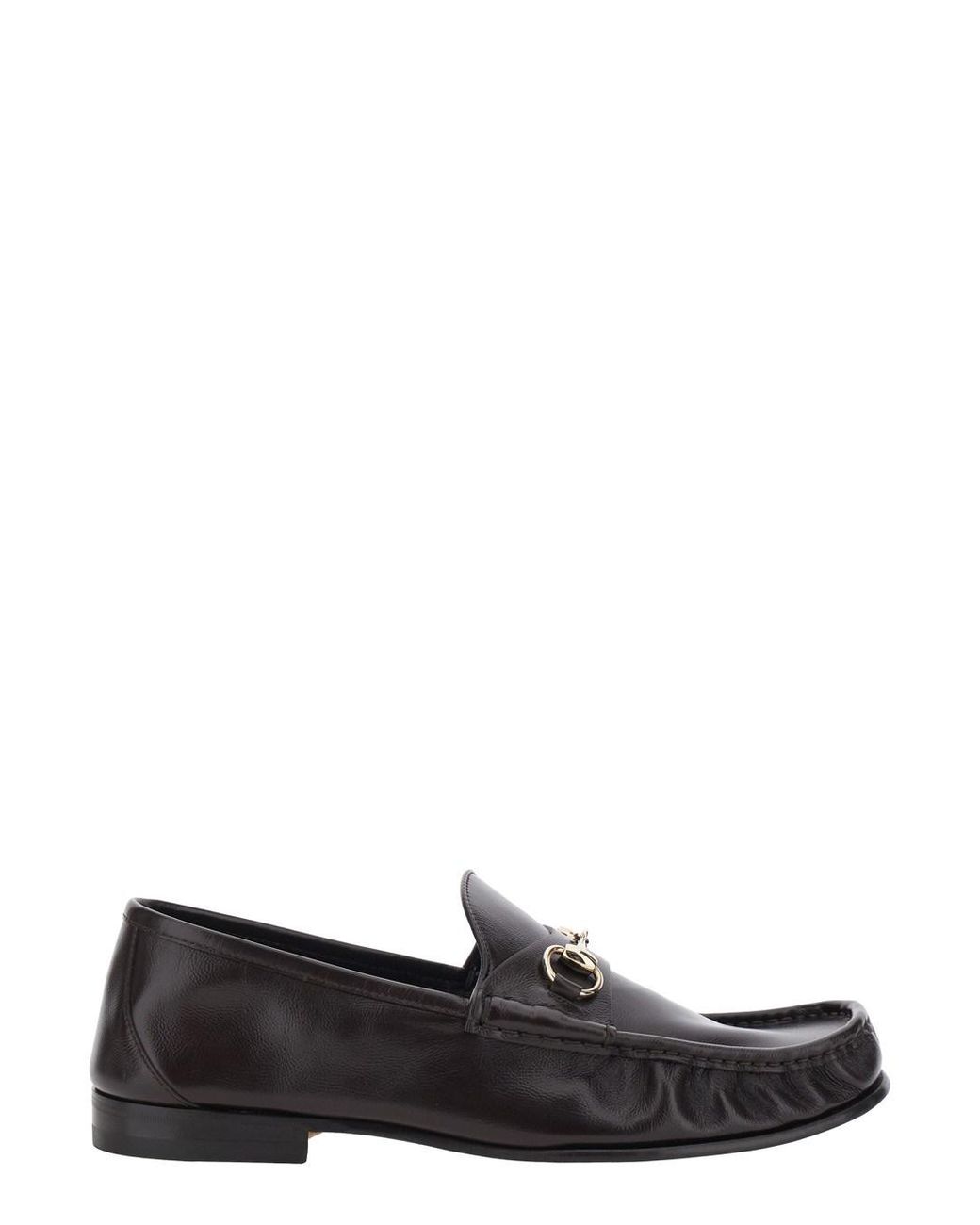 Gucci White Loafers Lugano Leather for men