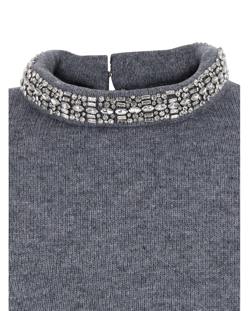 Pinko Blue Sweater Berlin Wool Jumpers