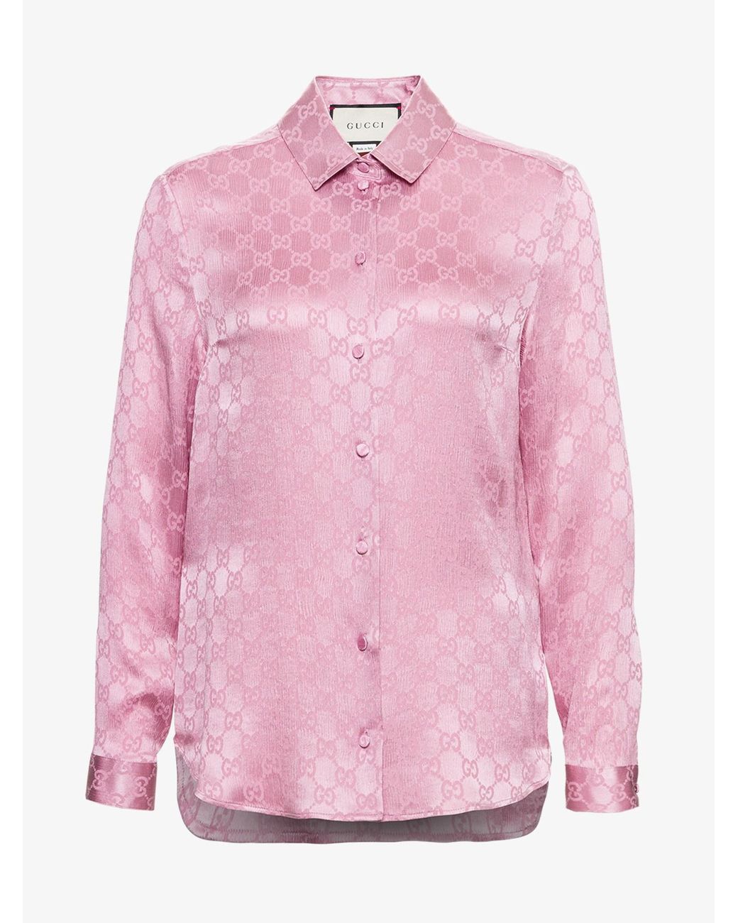 Gucci Double G notched-lapels Silk Shirt - Farfetch