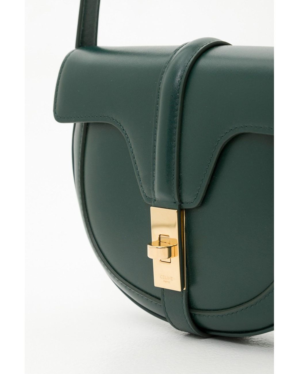 Celine Small Besace 16 Bag in Green | Lyst