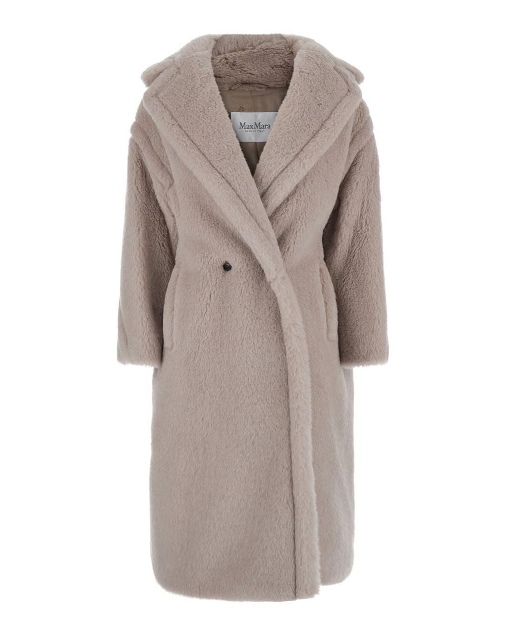 Max Mara Gray Fabric Tedgirl Coat