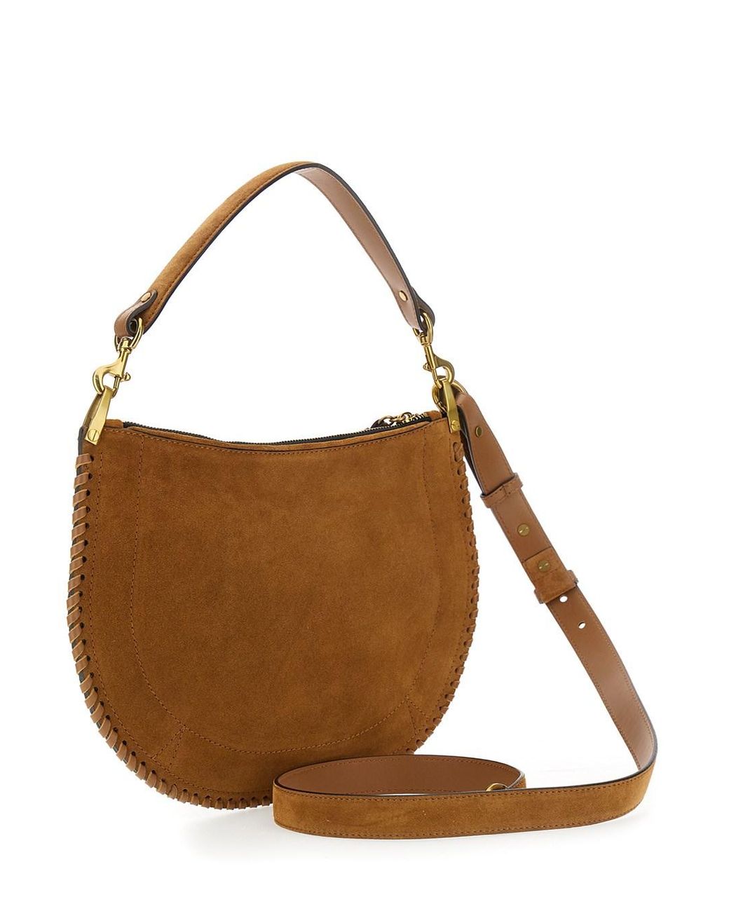 Isabel Marant Brown Oskan Soft Small Shoulder Bag (34 Cm Removable Handle)