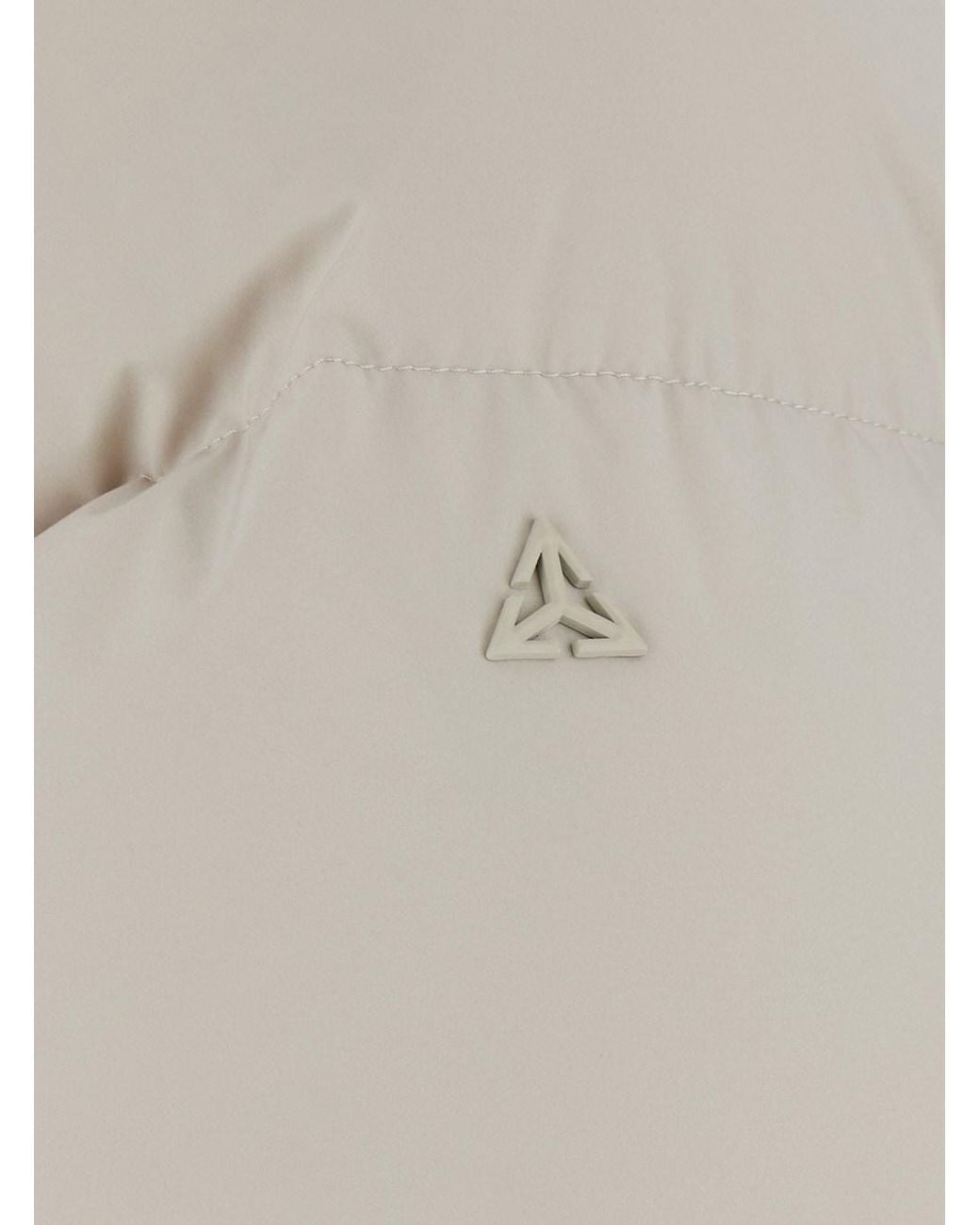 Heskimo Gray Down Jacket With Fixed Hood And Long Sleeves for men