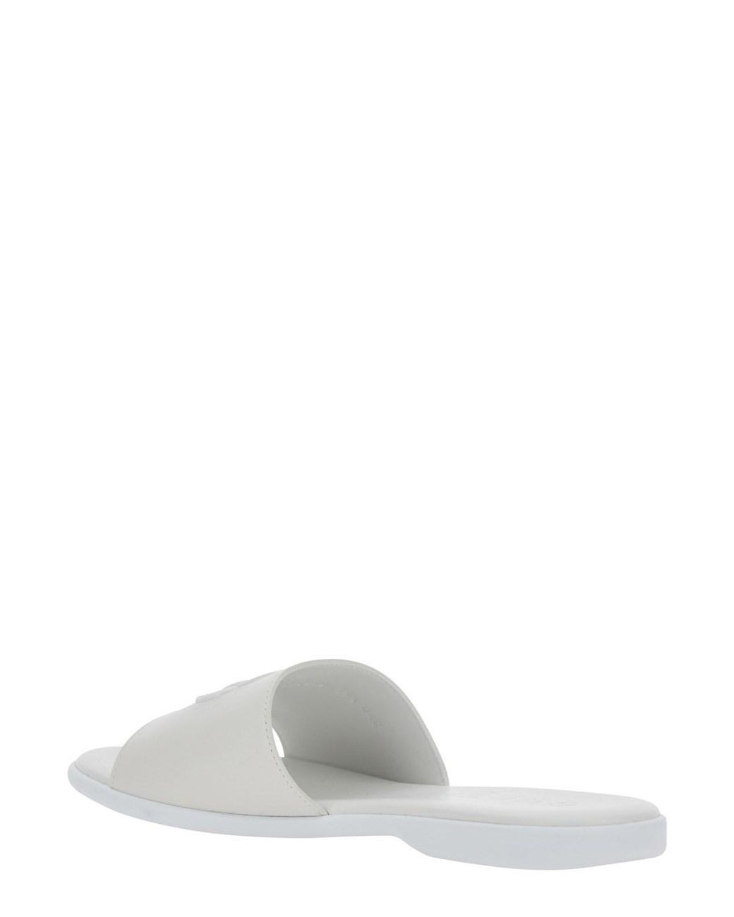 Gucci White Vitto Sandal Leather Nappa Farah
