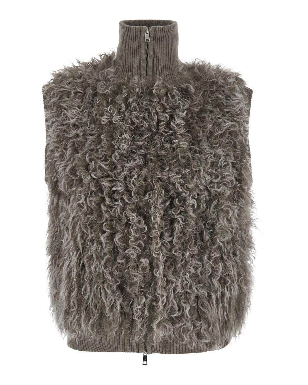 P.A.R.O.S.H. Gray P.A.R.O..H. Wool Gilet Blazers