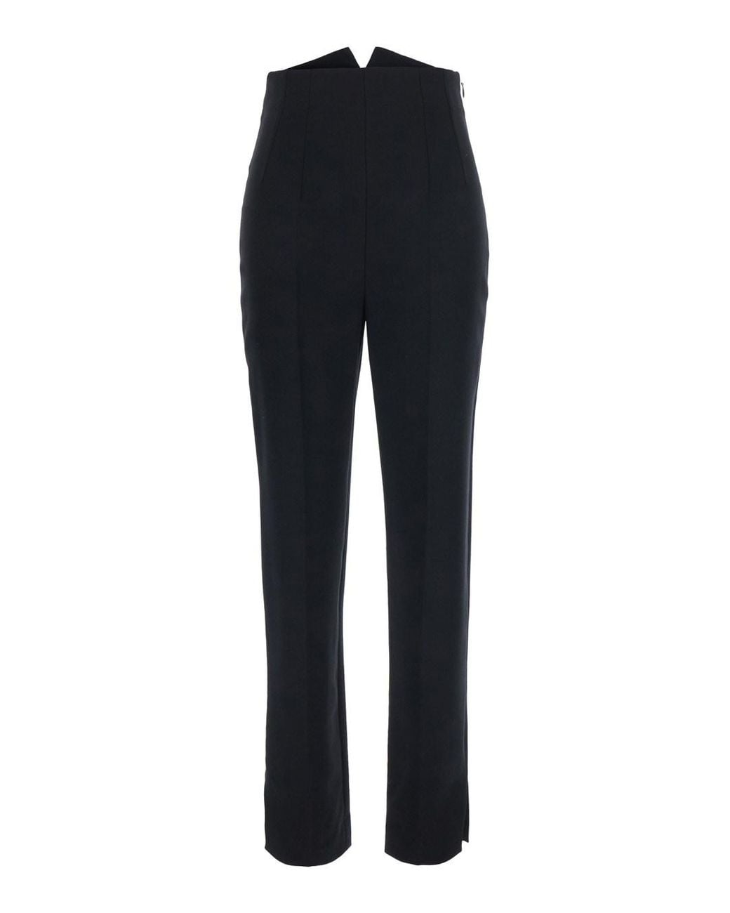 Emporio Armani Blue Pants With Buckle Belt