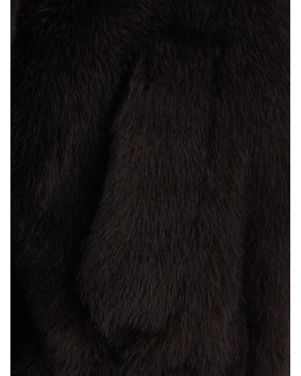 Pinko Black Jacket Tech Fabric, Polyester Coat