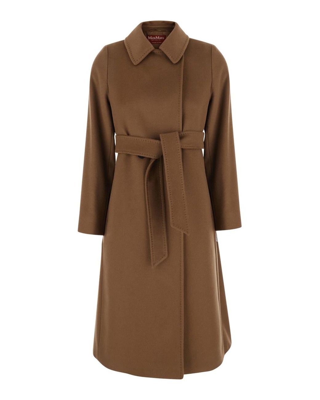 Max Mara Brown Coat Bcollag Wool