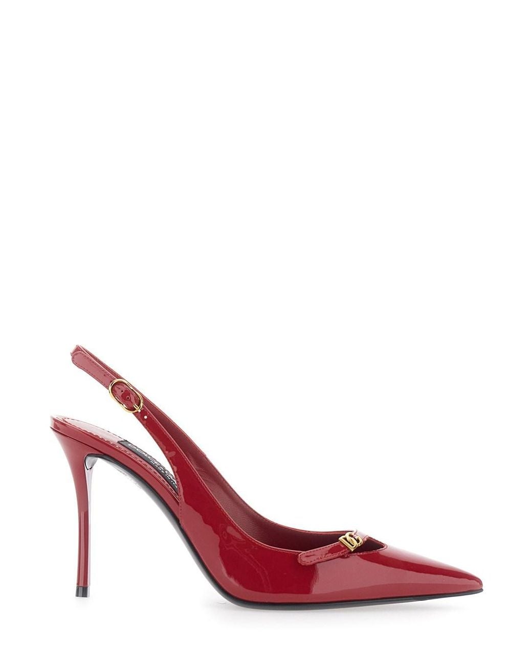 Dolce & Gabbana Red 90 Heel Slingback