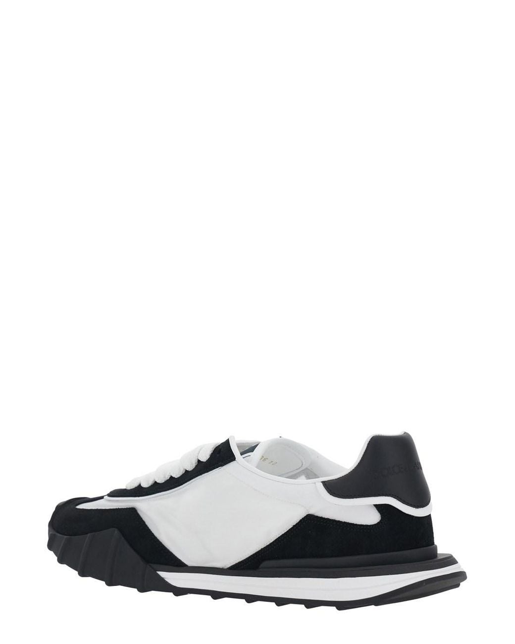 Dolce & Gabbana White Dolce &Amp Gabbana Dg Athletic Suede And Nylon Sneakers for men