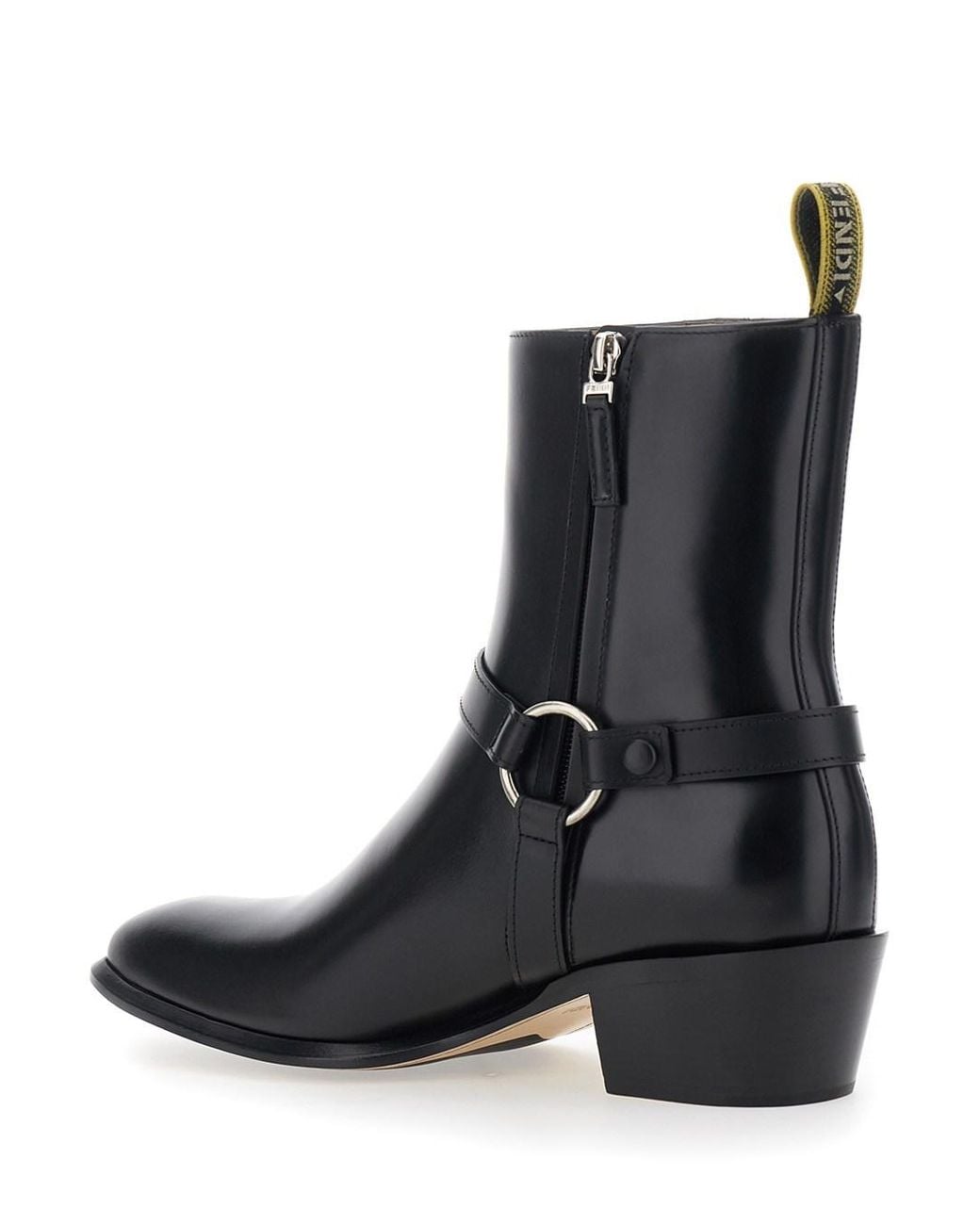 Fendi Black Boots Vitello for men