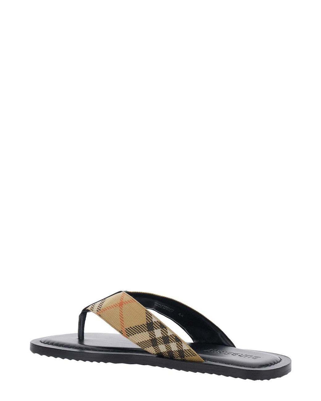 Burberry Natural Flip-Flops Tech Fabric Polyamide Shoe for men
