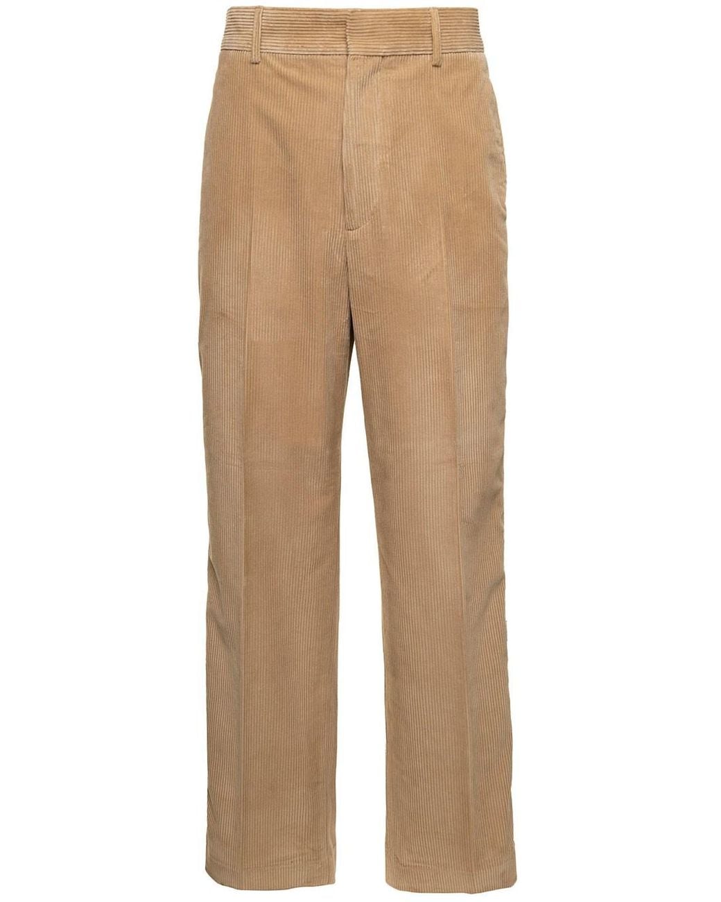 Palm Angels Natural Pantalone Velluto Look for men
