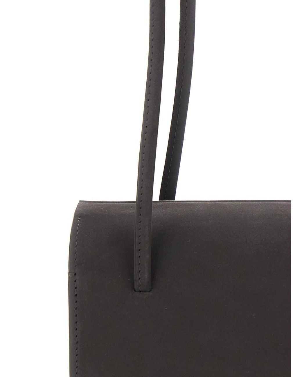 Faune Black Mie Bag Is A Shoulder Bag With Leather Details And A Prominent Br