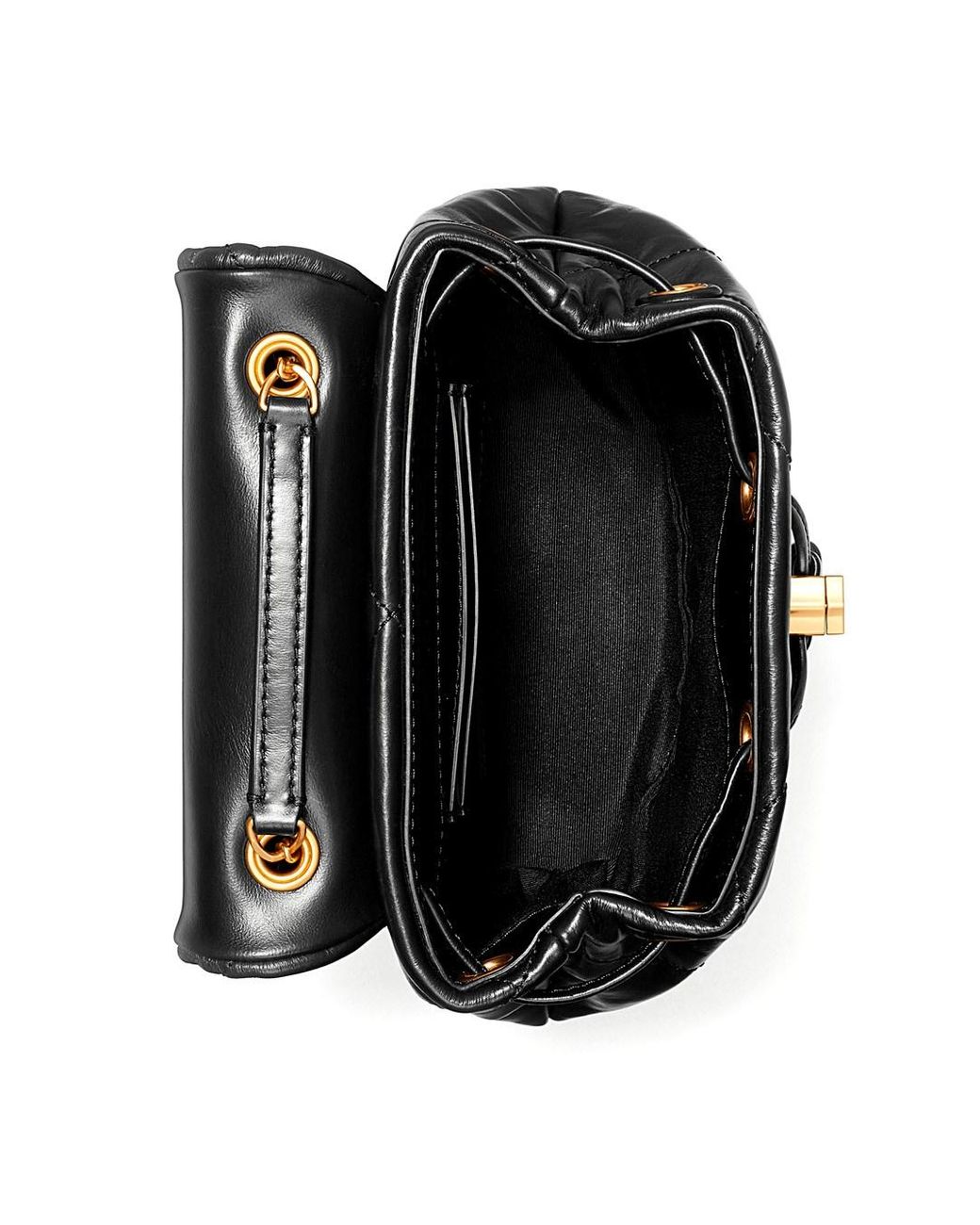 Tory Burch Black Backpack Kira Quilted Leather