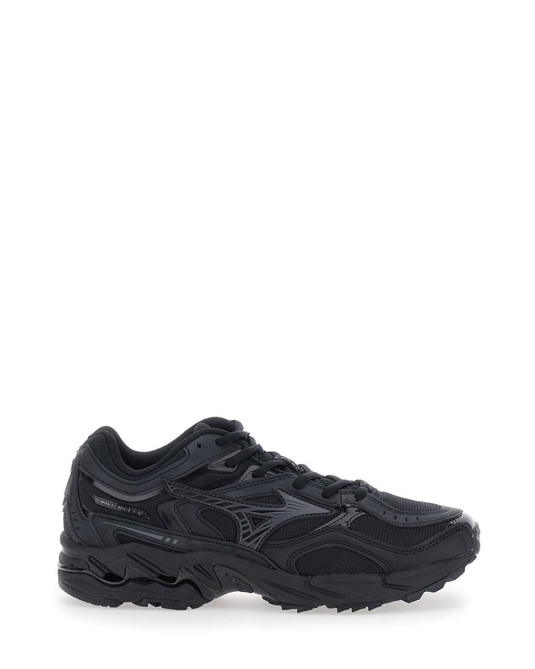 Mizuno Blue Wave Mustang Ls Shoes With Rubber Sole And Tech Fabric Up