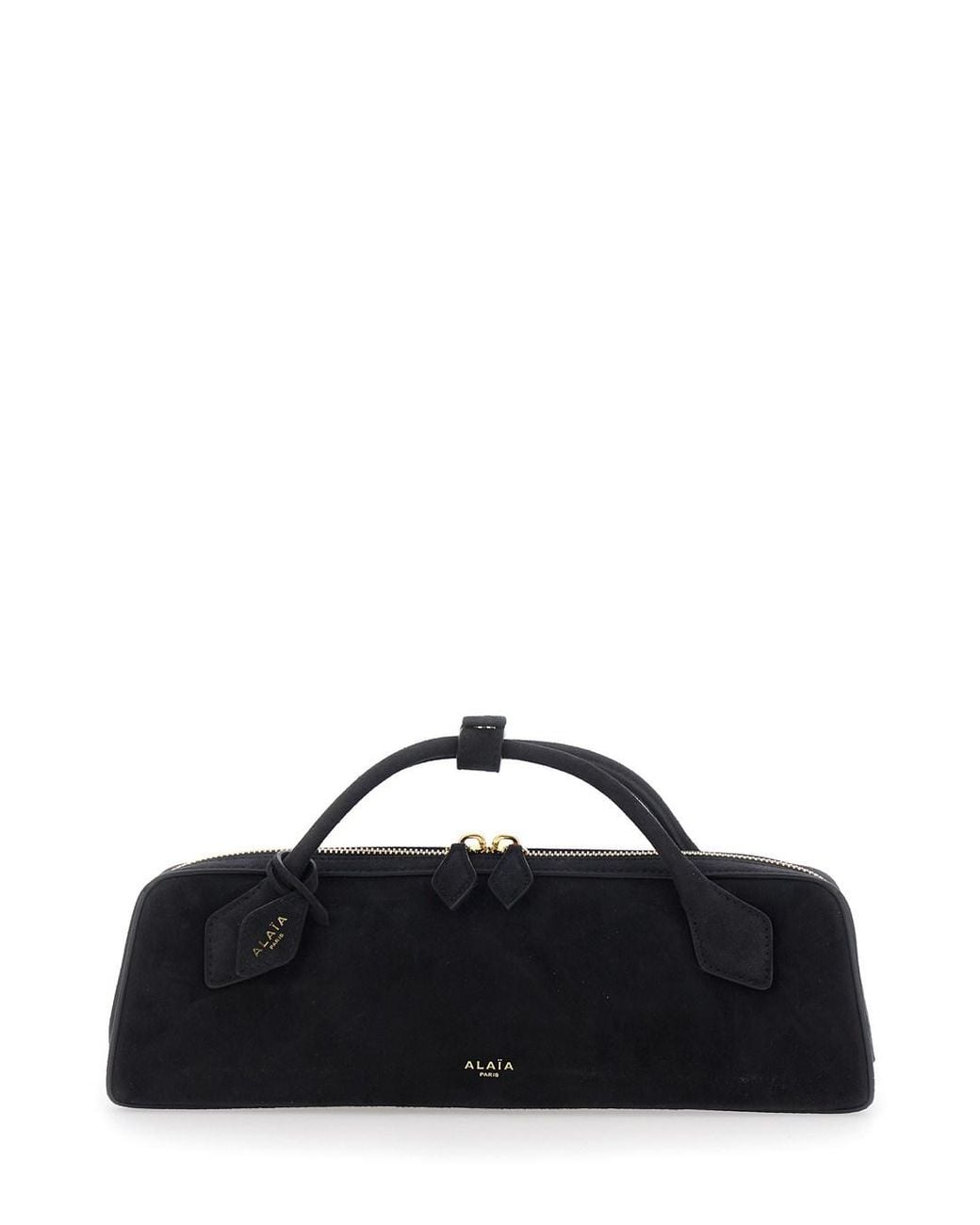 Alaïa Blue Clutch Teckel With Leather Details And Zip Closure, Unise