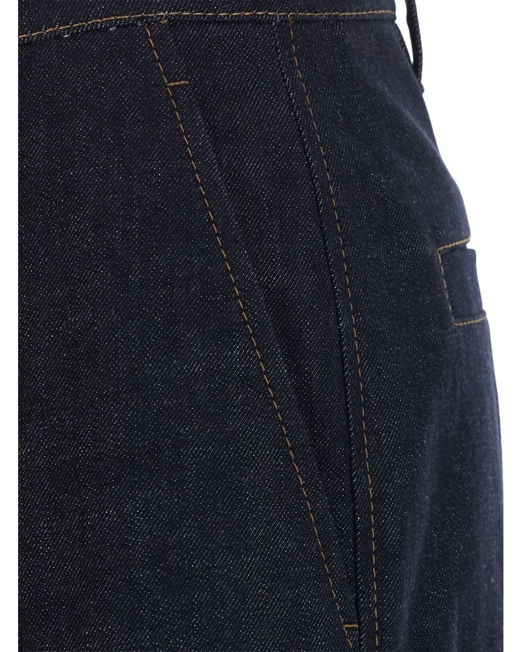 Brunello Cucinelli Blue 100% Cotton Jeans