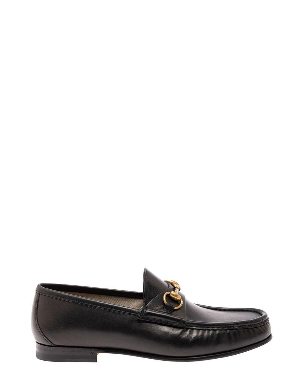 Gucci Loafers With Horsebit Detail In Leather Man in White for Men | Lyst