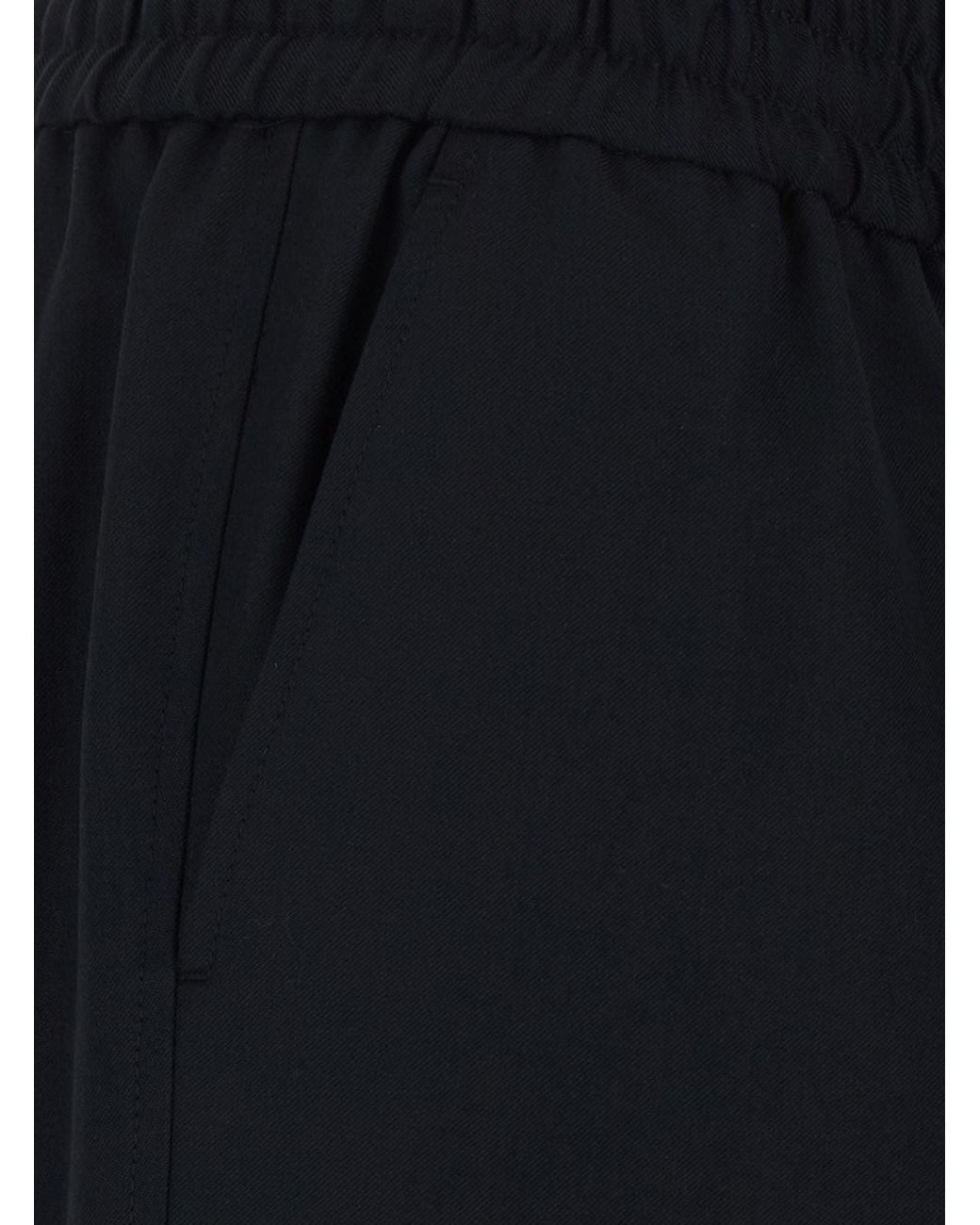 Drole de Monsieur Blue Pants With Elasticated Drawstring Waist for men